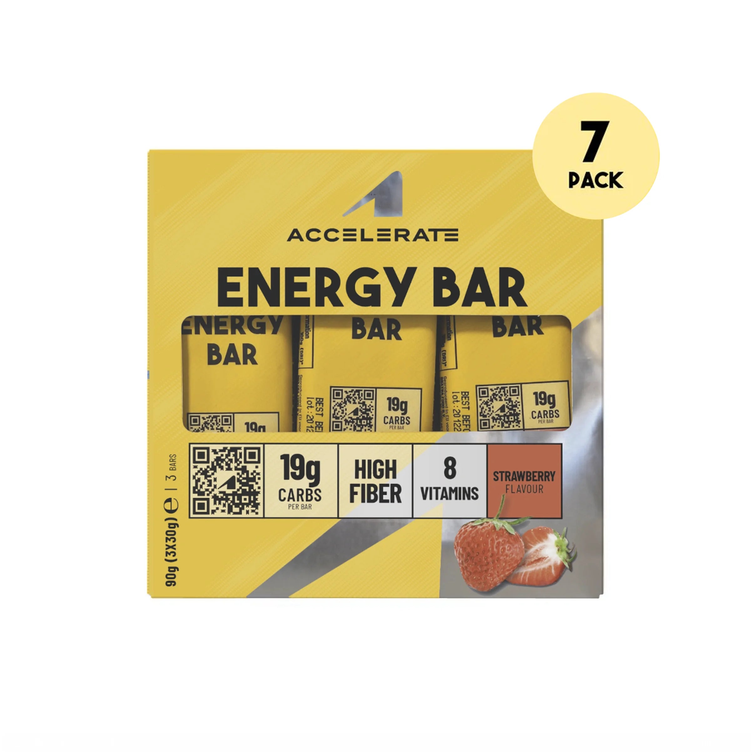 7-Pack - Energy Bar Aardbei