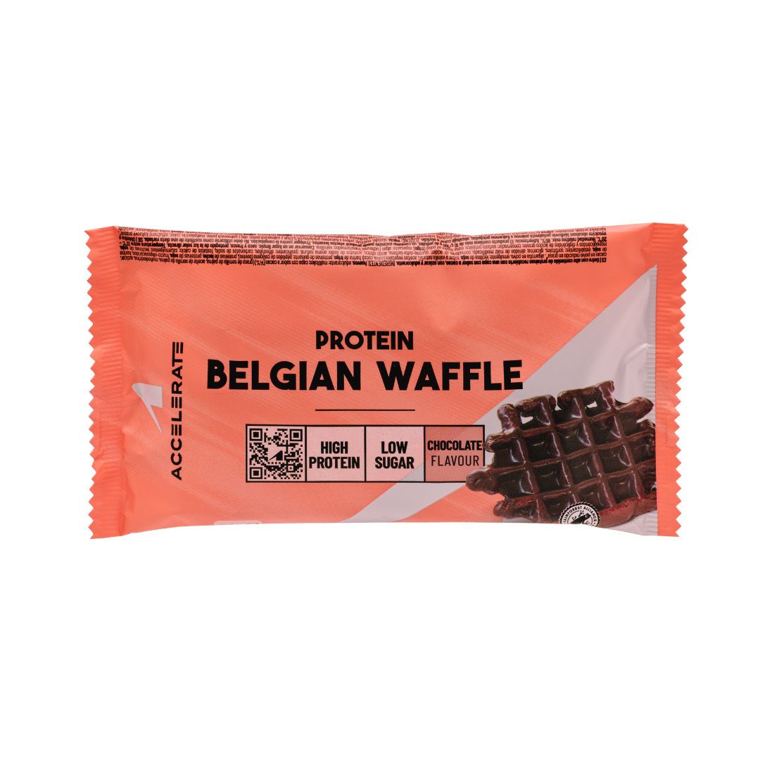Gaufre protéinée belge au chocolat