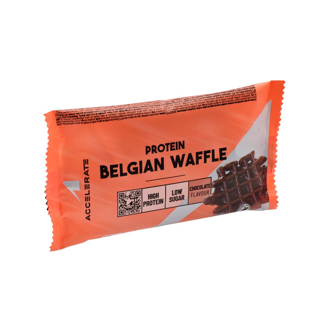 Gaufre protéinée belge au chocolat