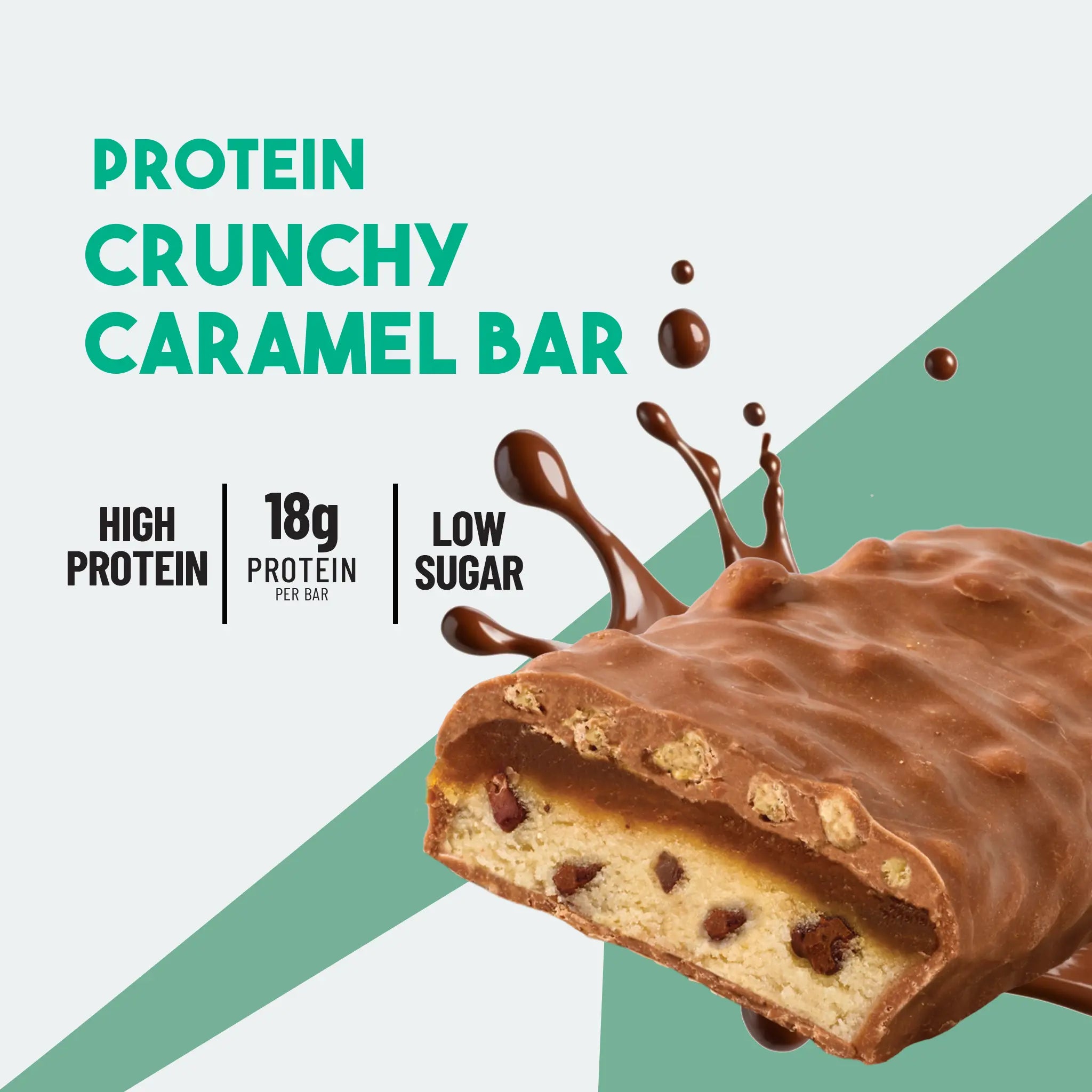 Paquet de 12 - Barre protéinée Biscuit croquant au caramel
