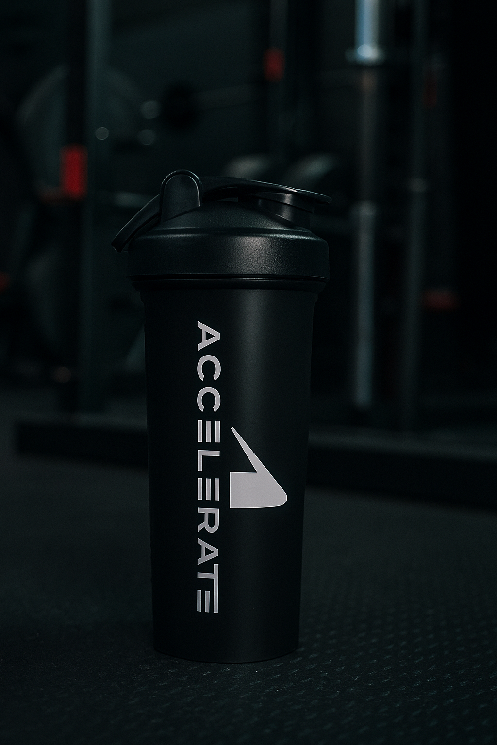 Accelerate Shaker - 600 ml met handig handvat - Zwart