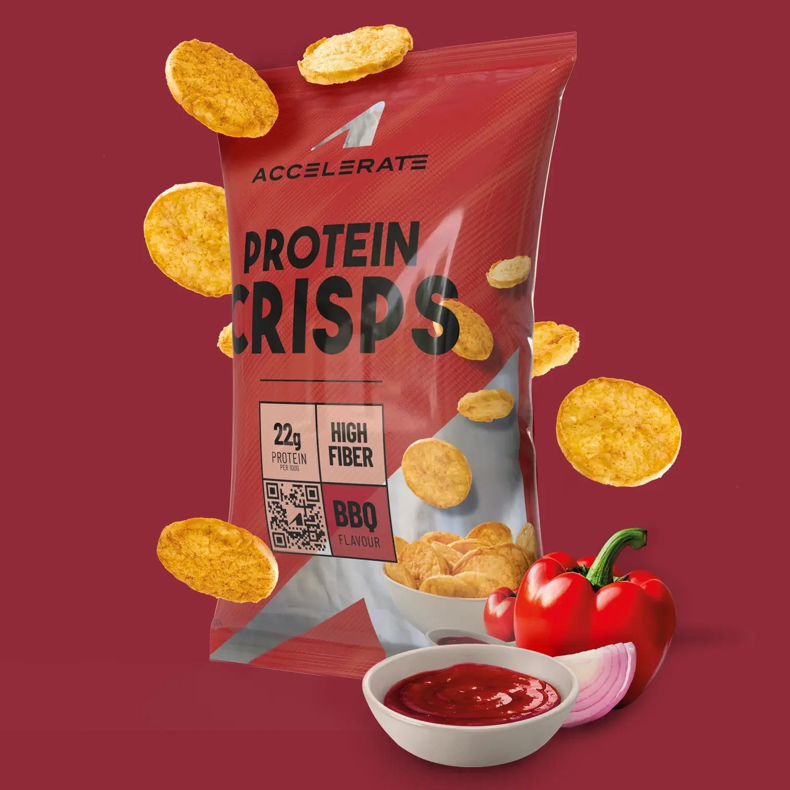 Paquet de 6 - Chips protéinées BBQ