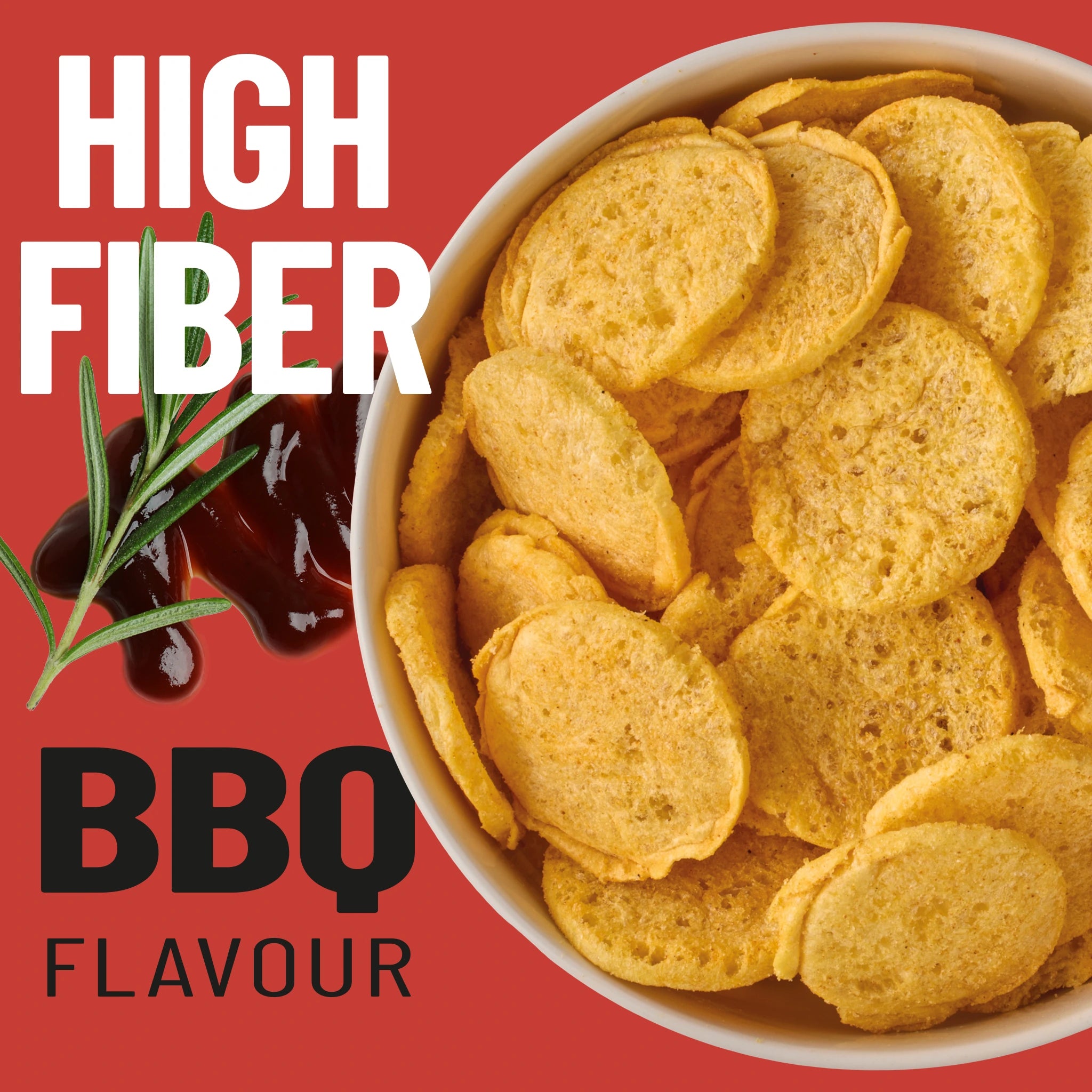 Paquet de 6 - Chips protéinées BBQ
