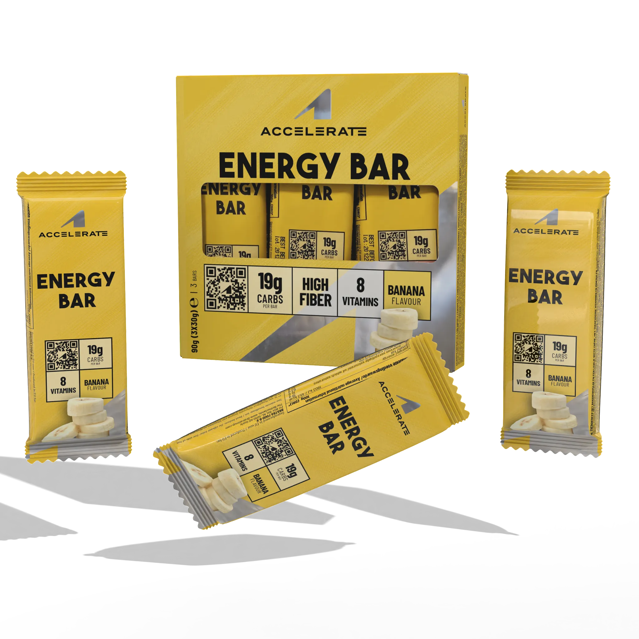 Paquet de 7 - Barre énergétique Banane