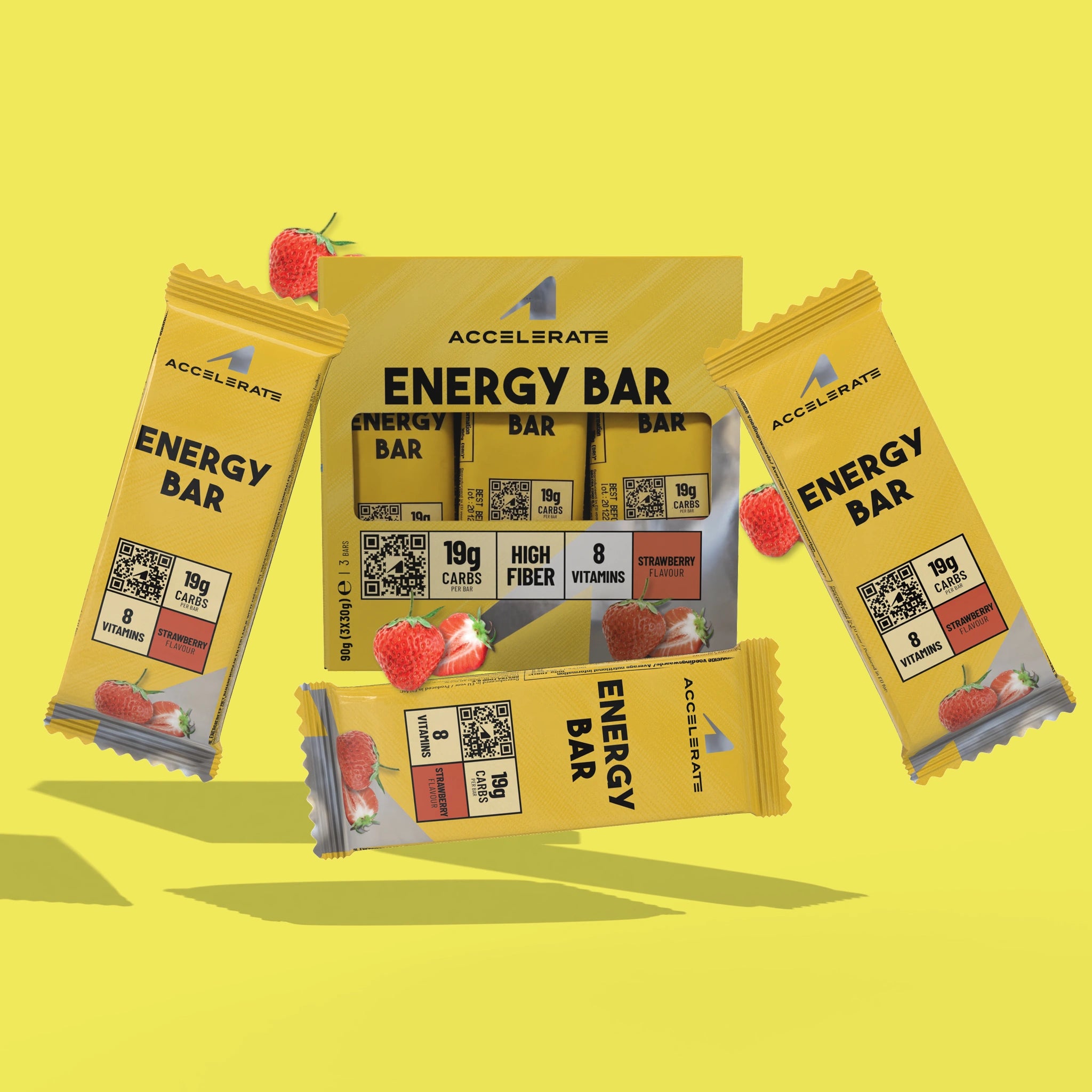 7-Pack - Energy Bar Aardbei