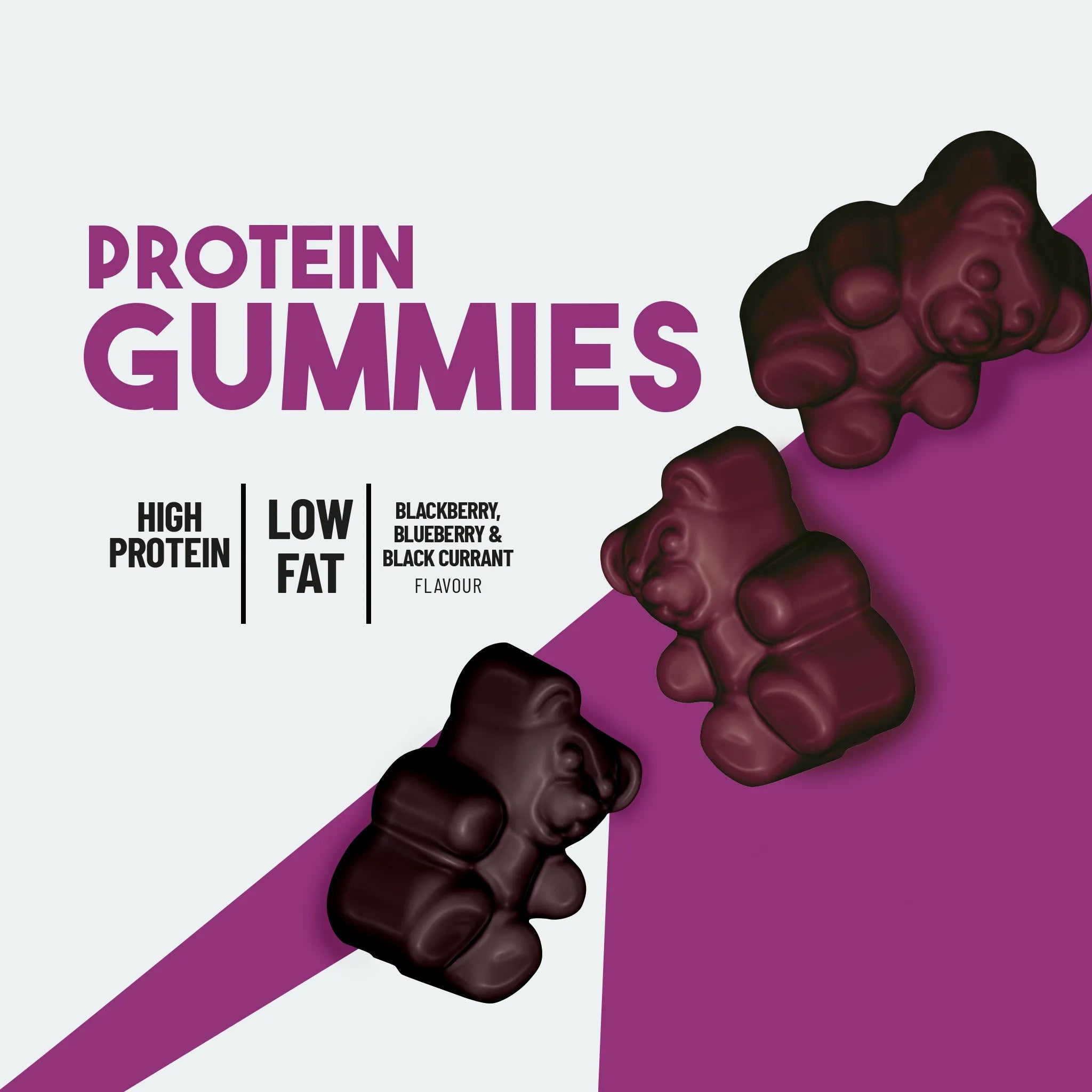 6-Pack - Protein Gummies Bosbes
