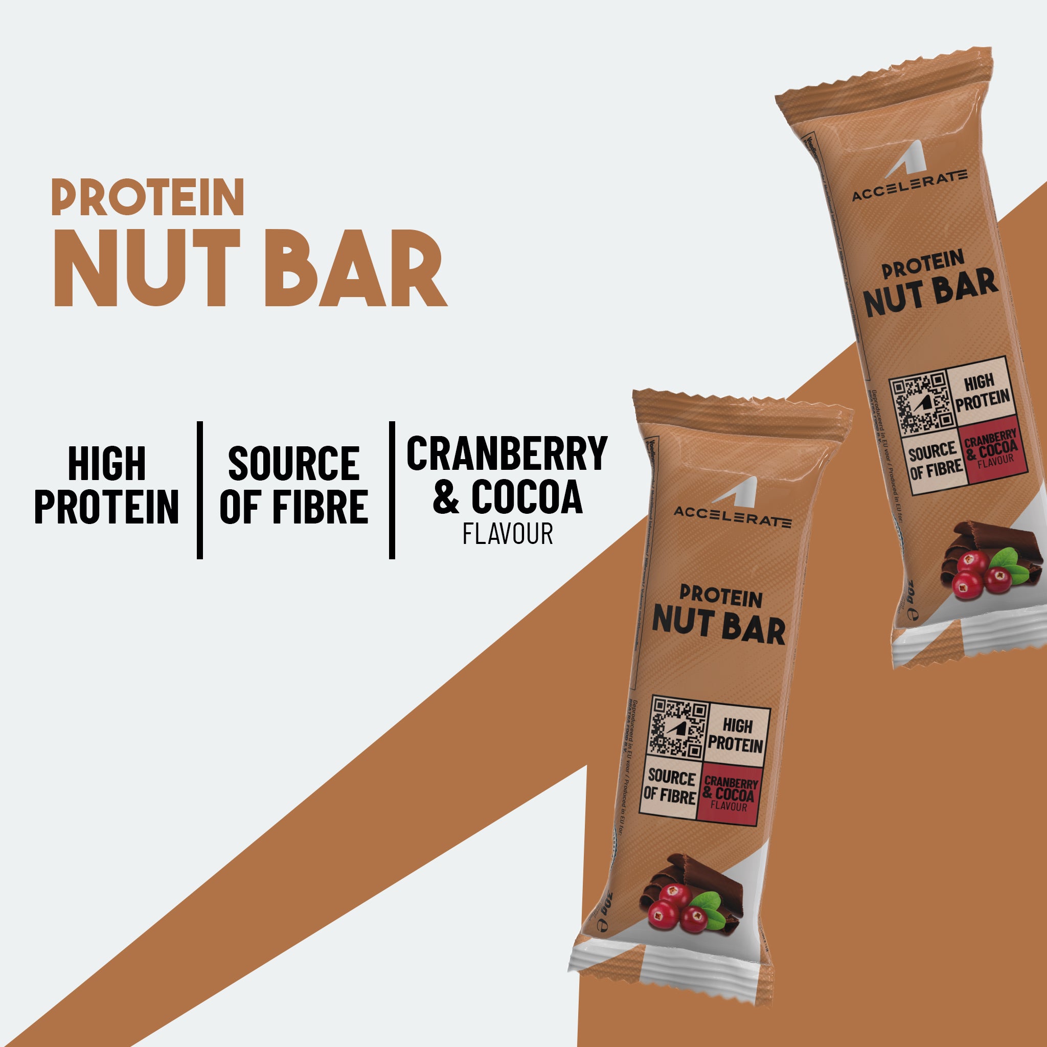 Protein Nutbar Choco & Cranberry 3-pack