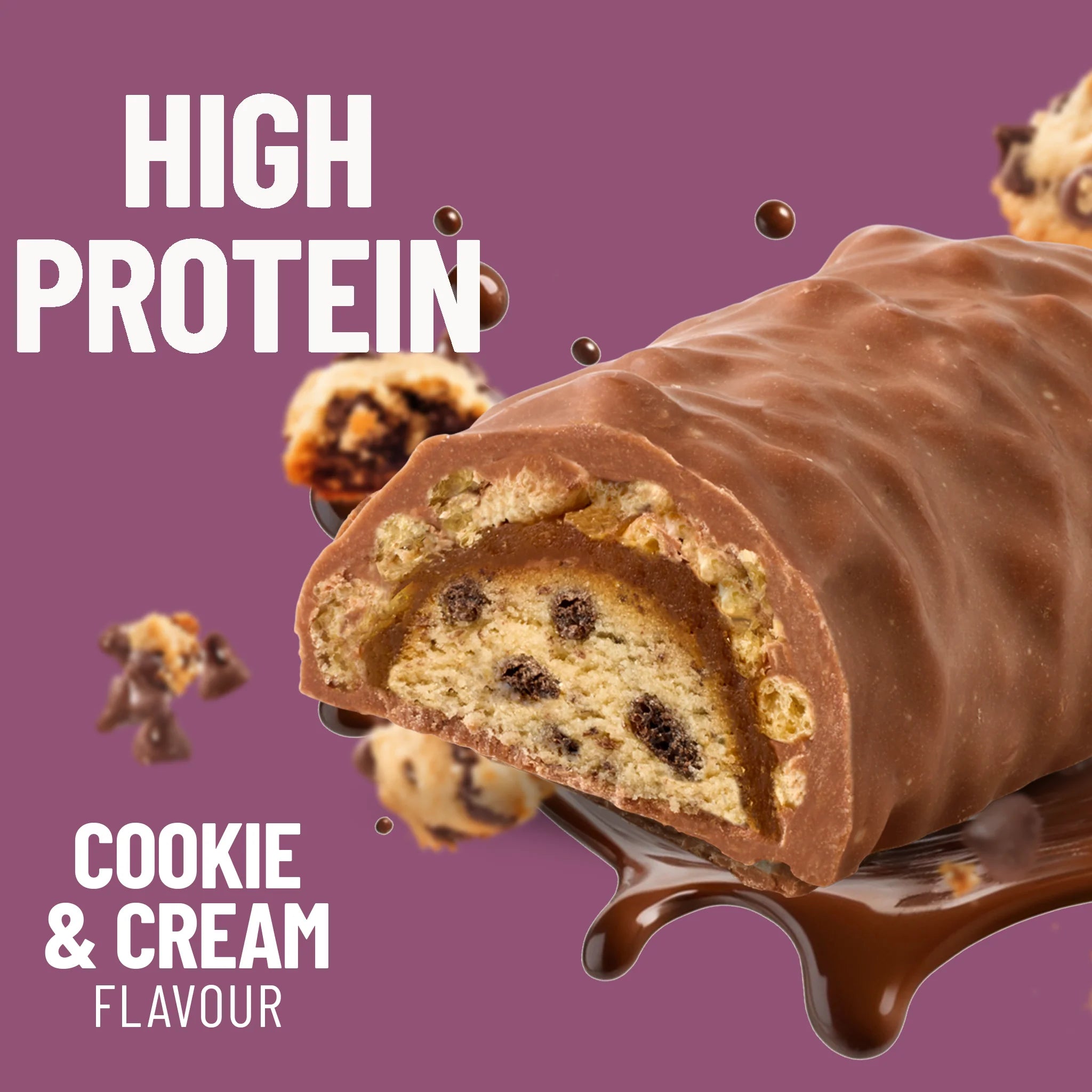 Paquet de 12 – Pro Dome Bar Cookie & Crème