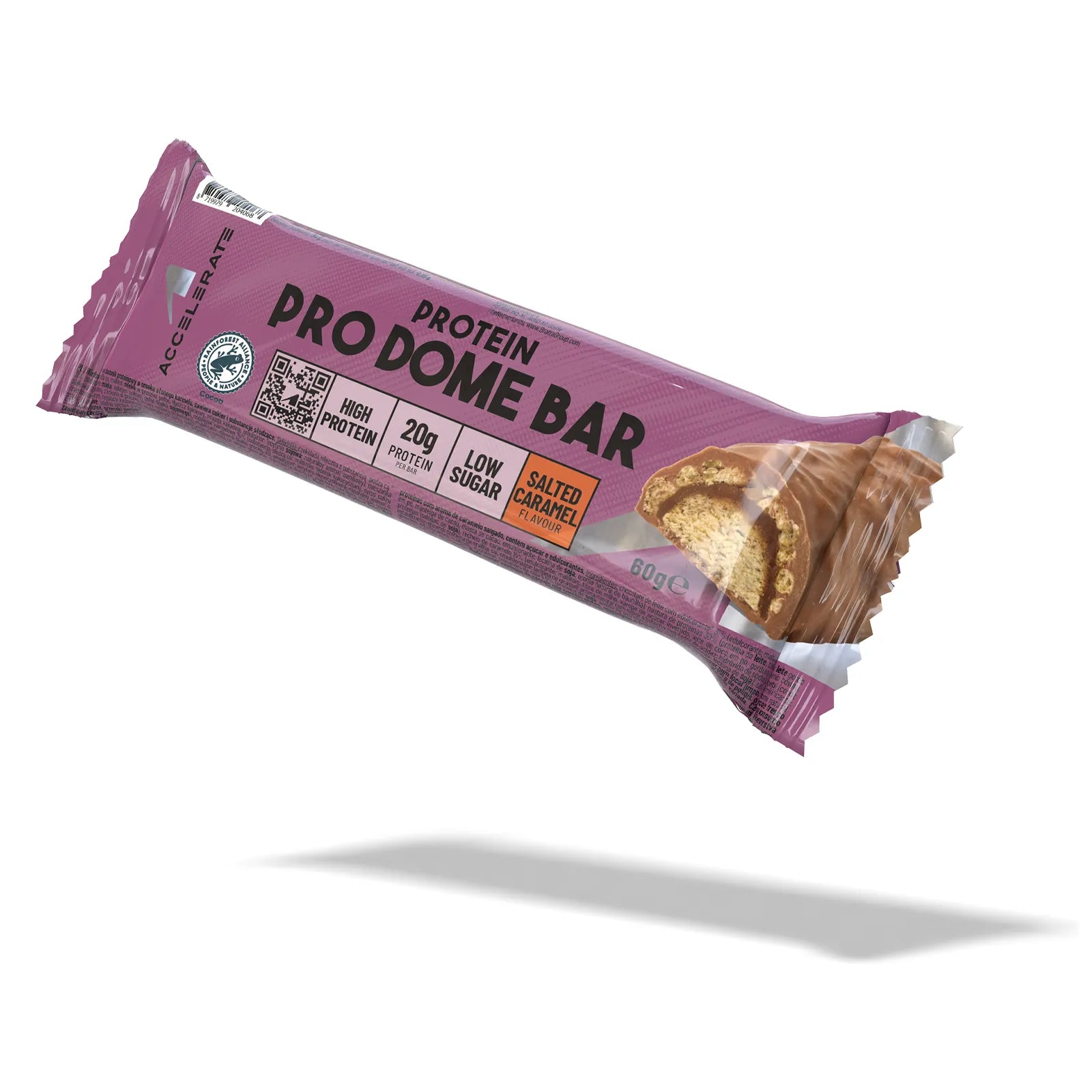 Paquet de 12 - Barre Pro Dome Caramel Salé