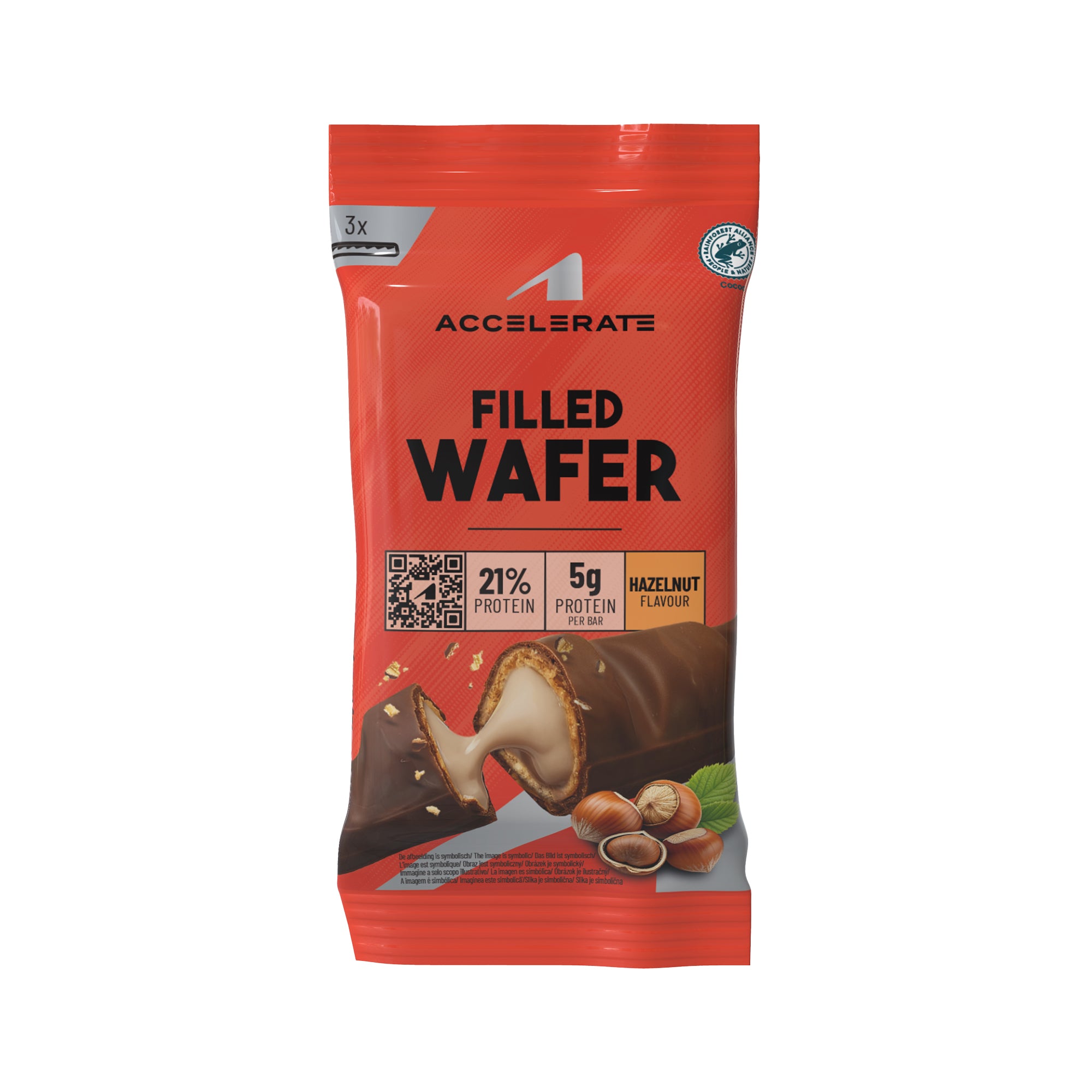 Gaufrette Protéinée Noisette