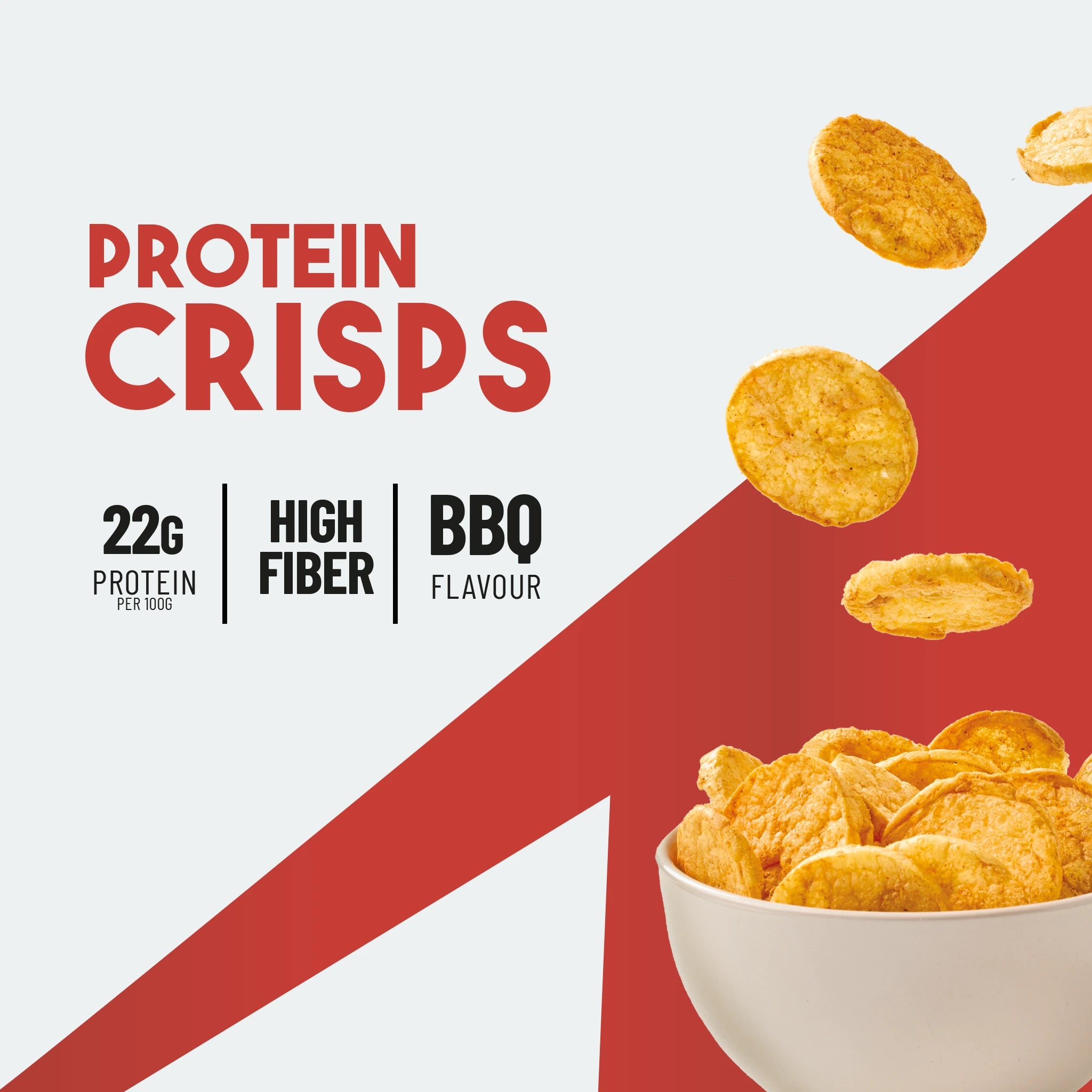 Paquet de 6 - Chips protéinées BBQ
