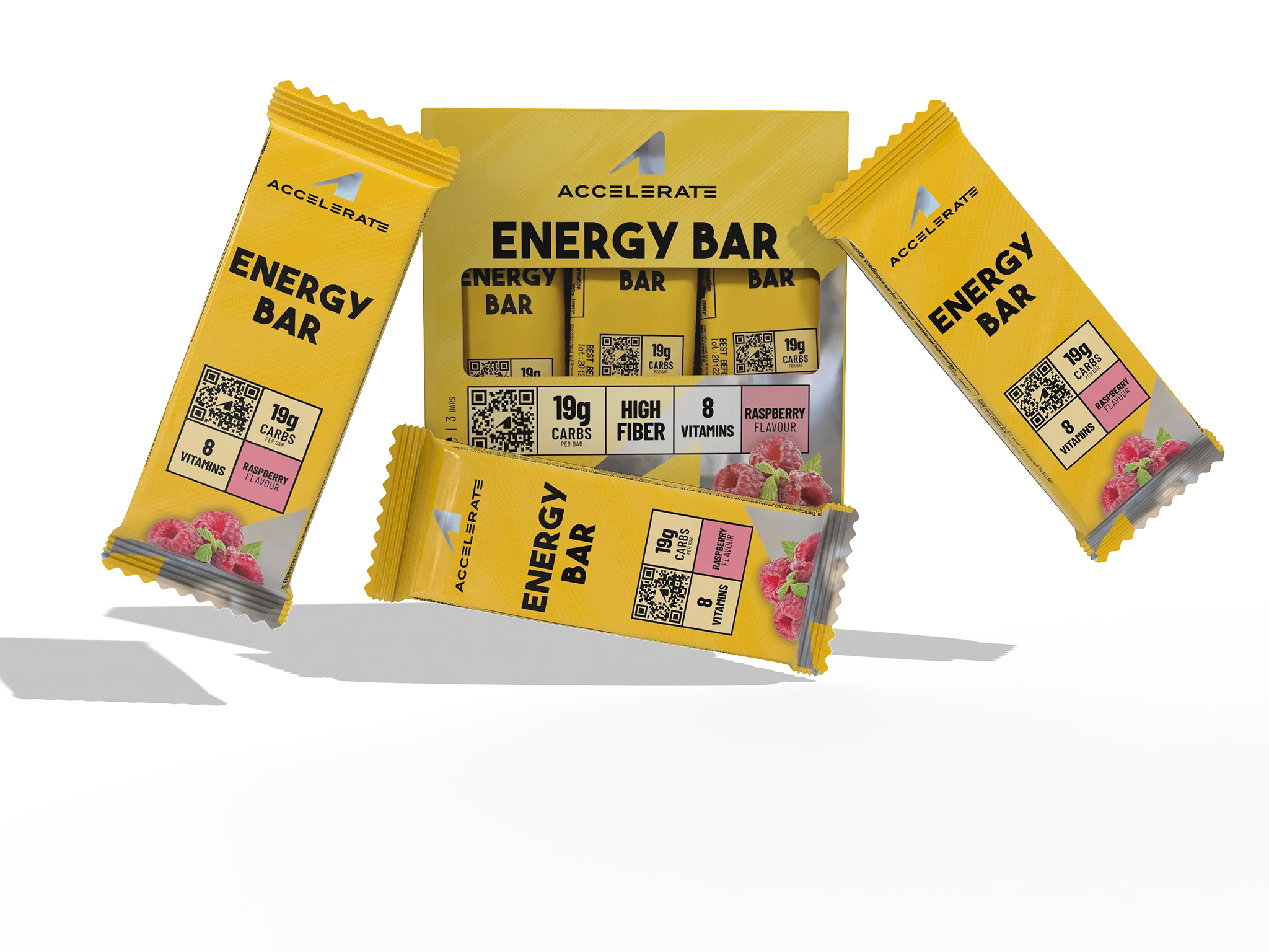 7-Pack - Energy Bar Framboos