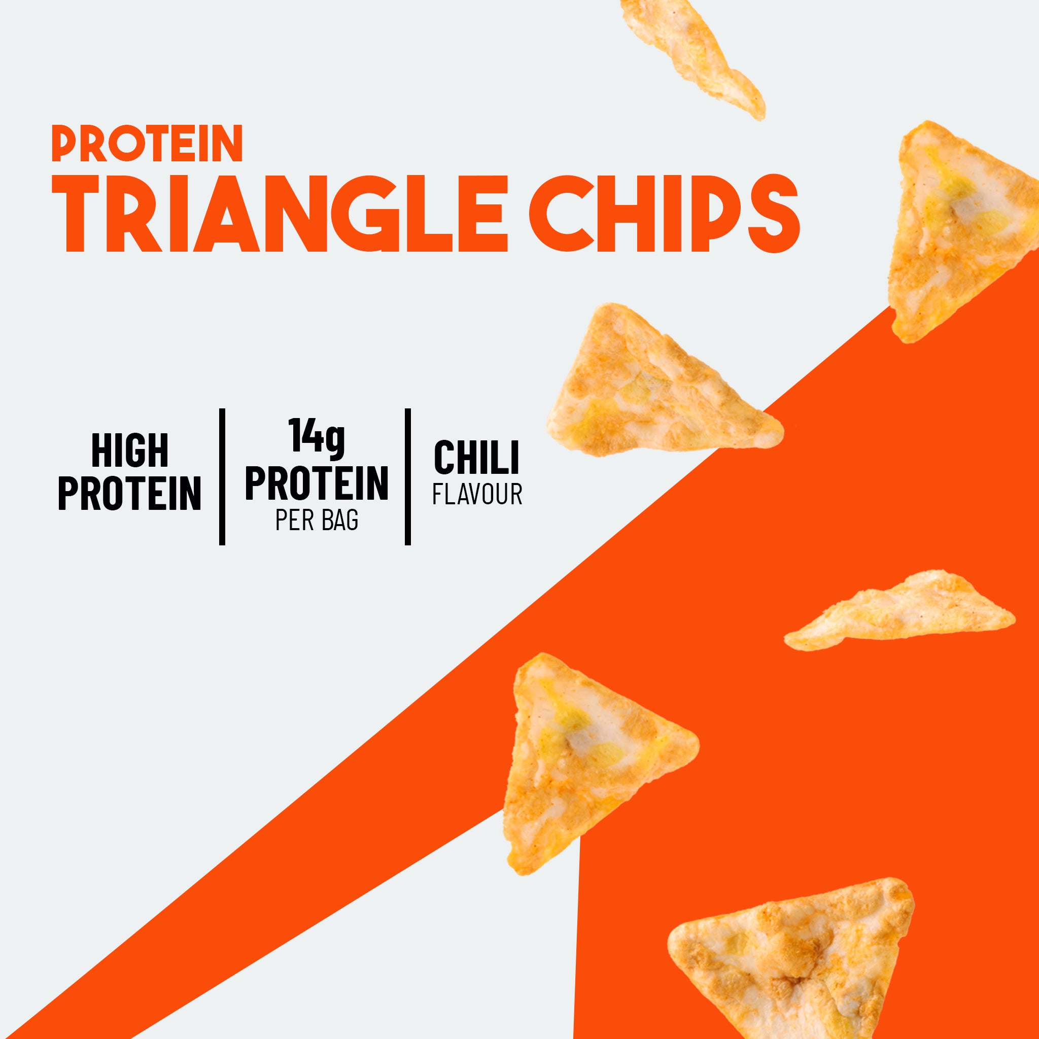 Protein Triangle Chips Chili 70 grammes