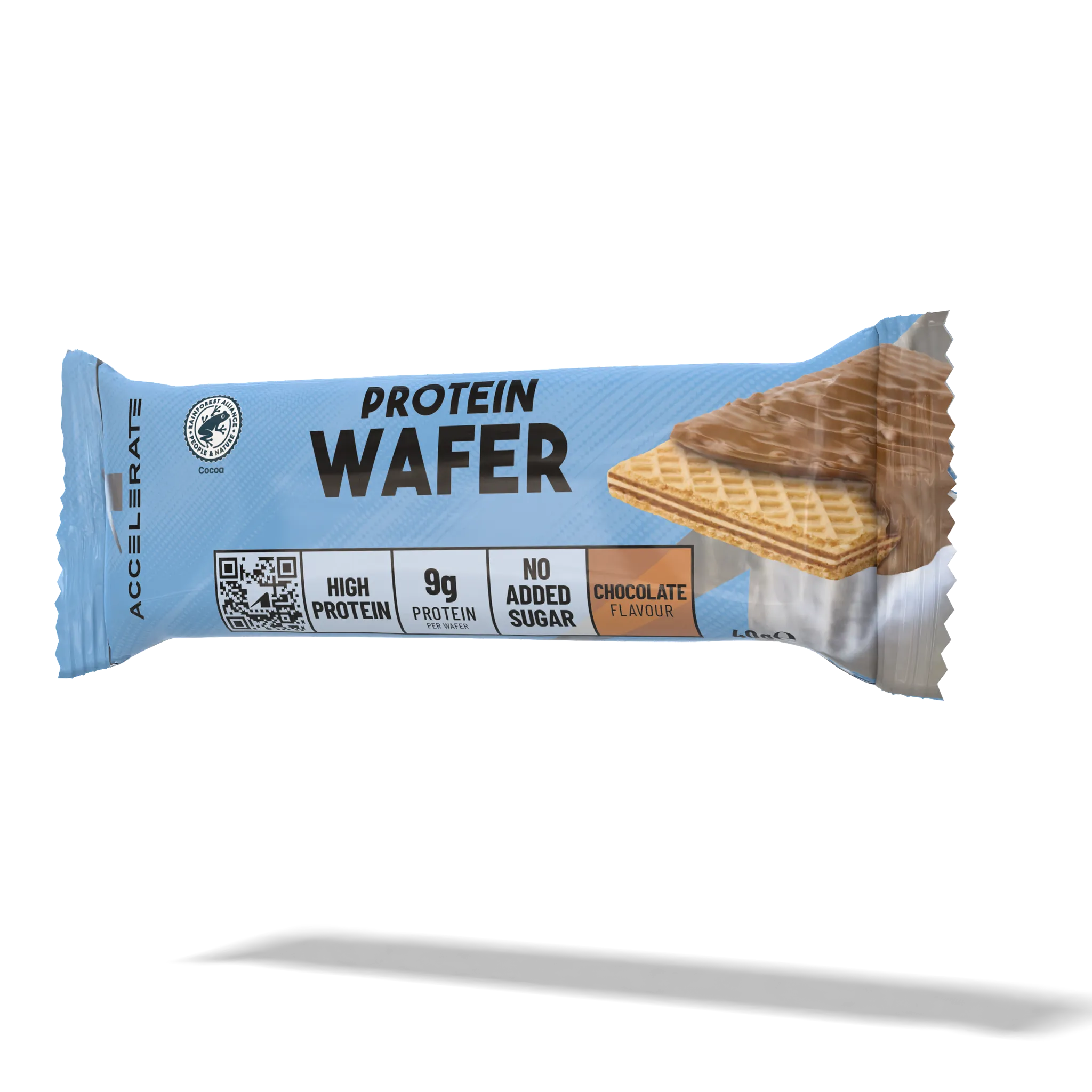 Paquet de 12 - Gaufrettes protéinées au chocolat