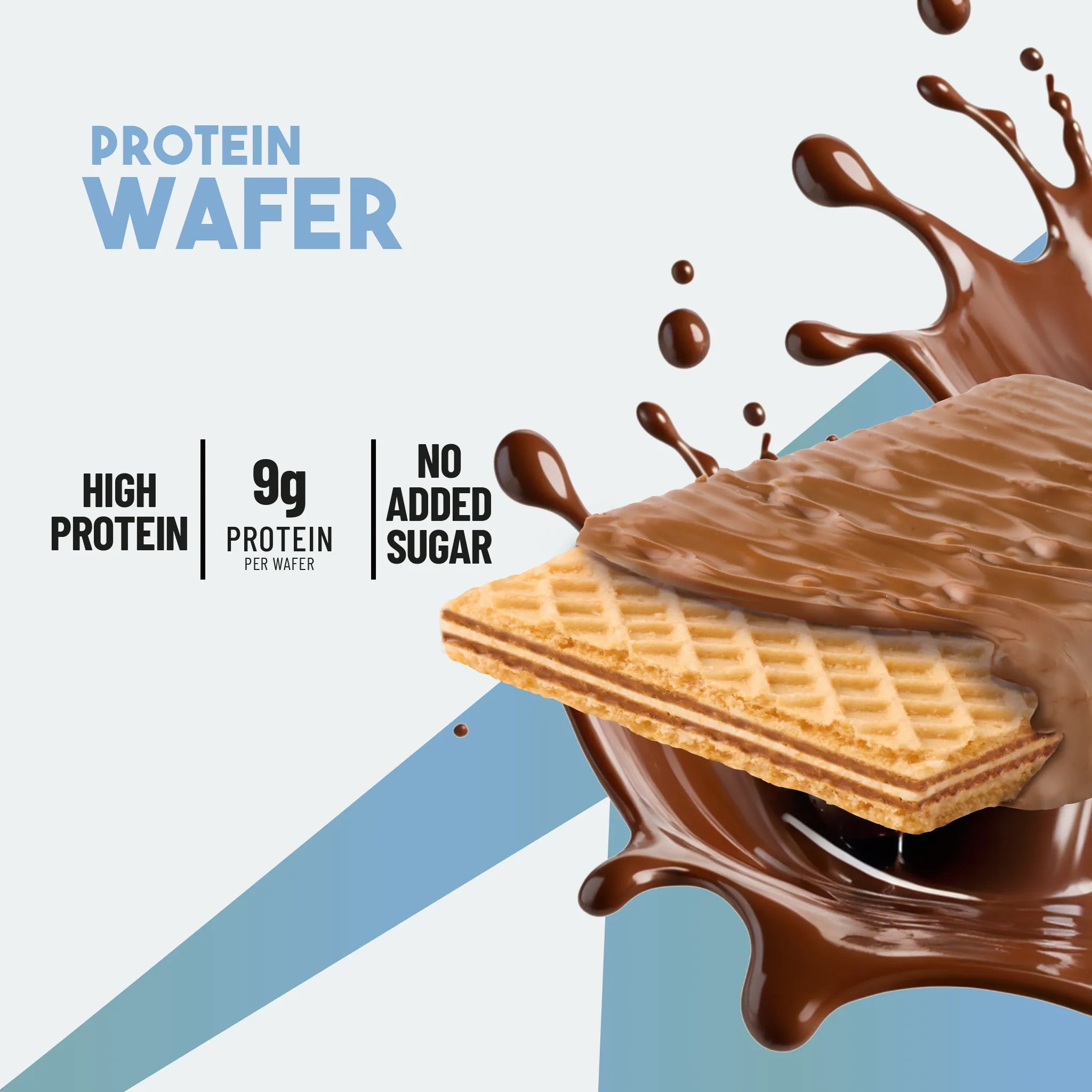 Paquet de 12 - Gaufrettes protéinées au chocolat