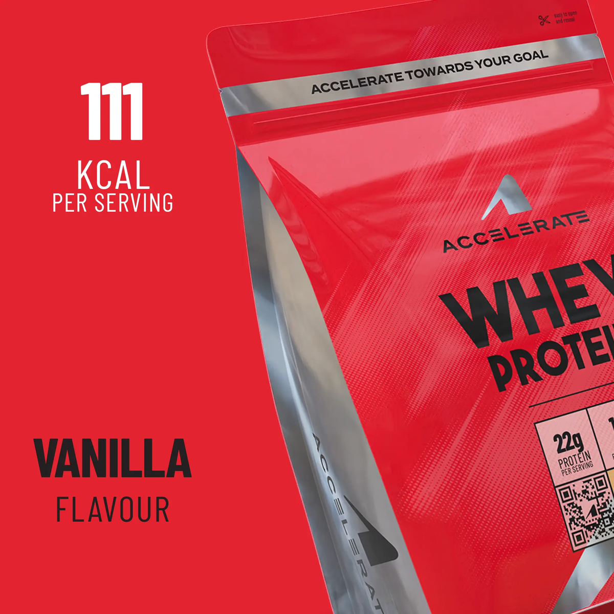 Protéines de lactosérum à la vanille (550 g)