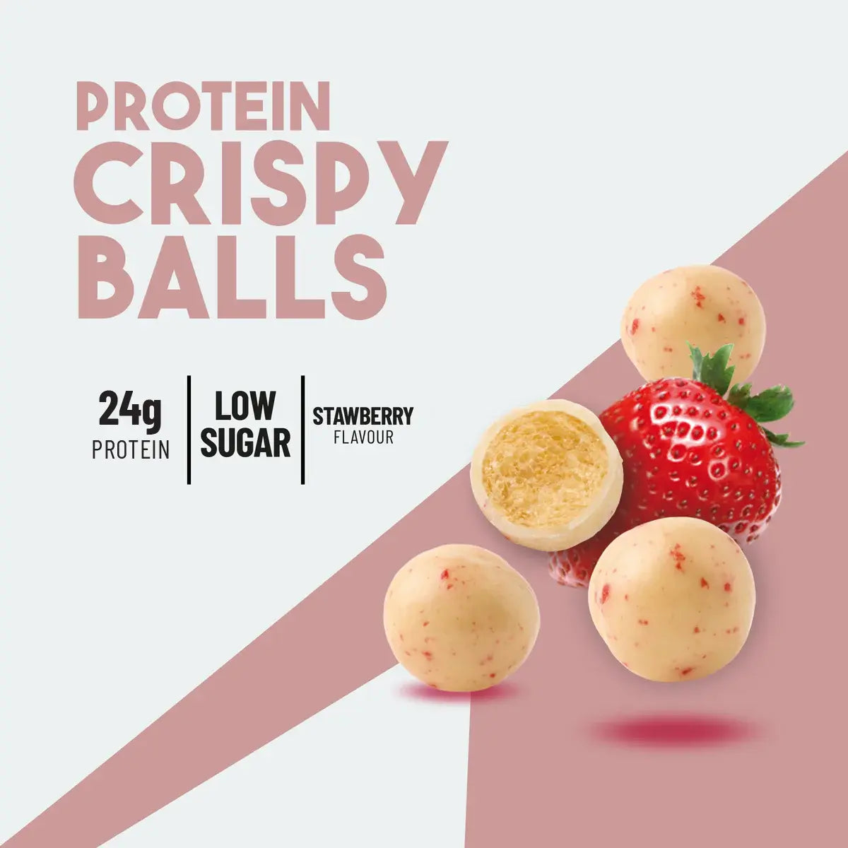 Protein Crispy Balls Strawberry