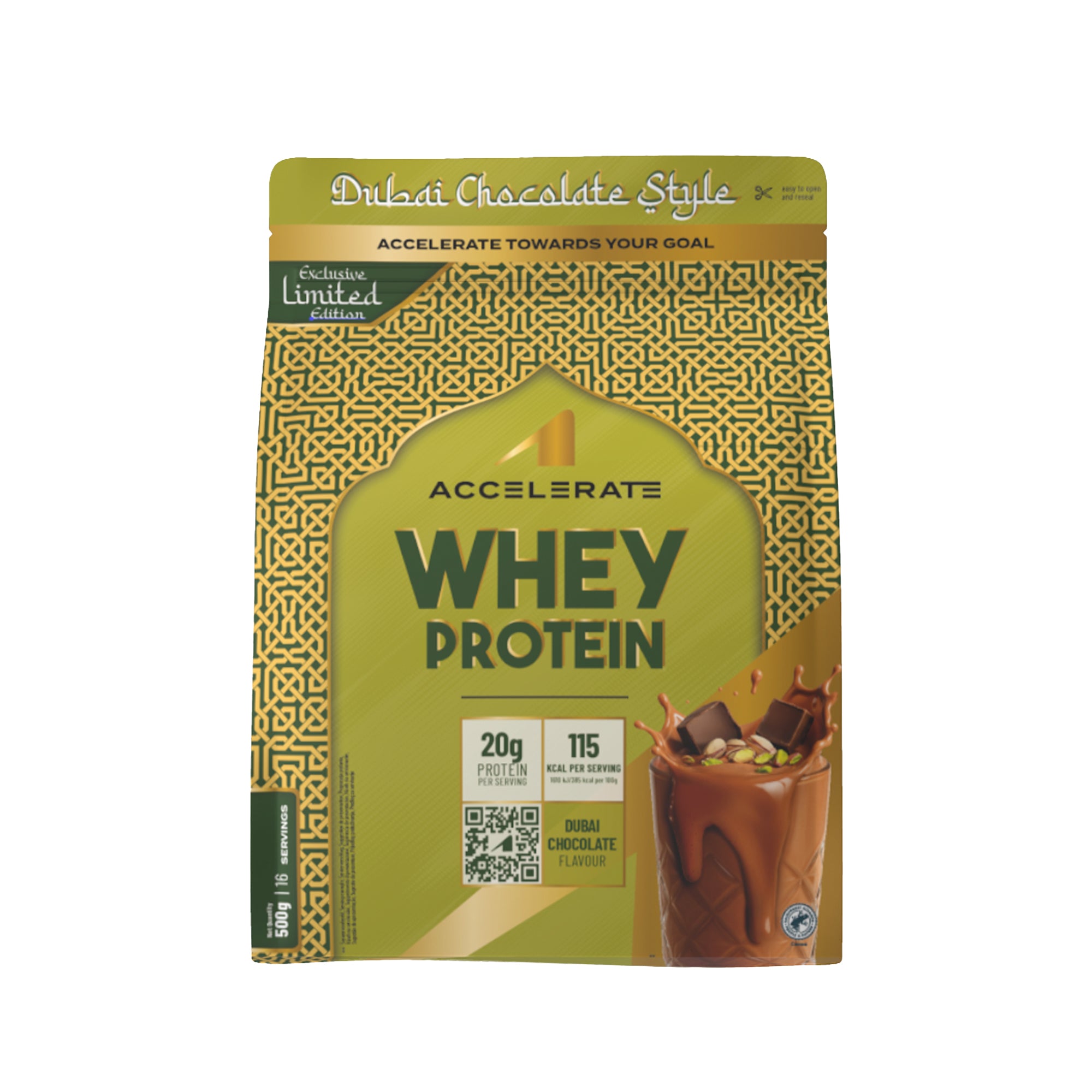 Whey Protein Dubai Chocolate (500g)