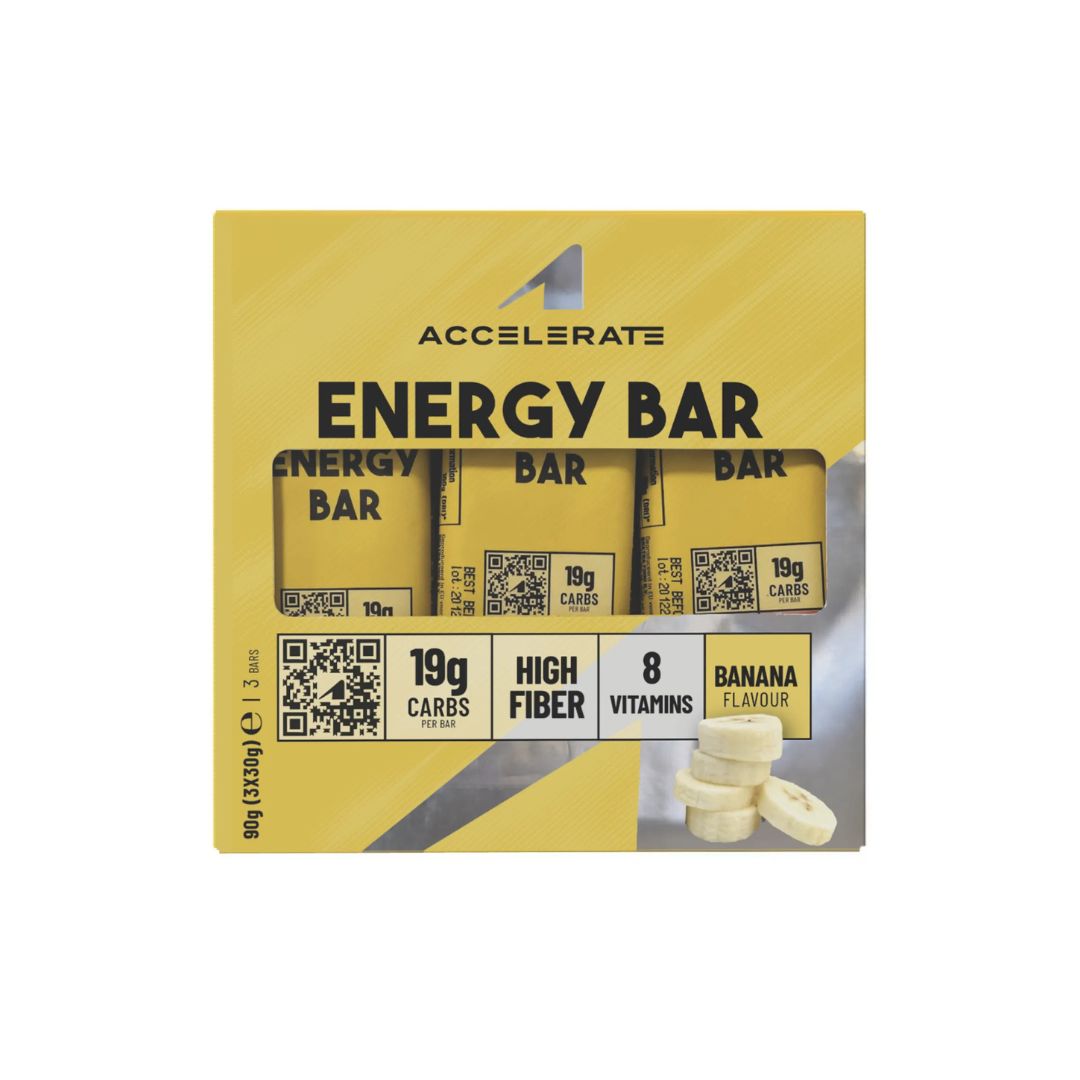 Accelerate Nutrition - 3-Pack - Energy Bar Banaan