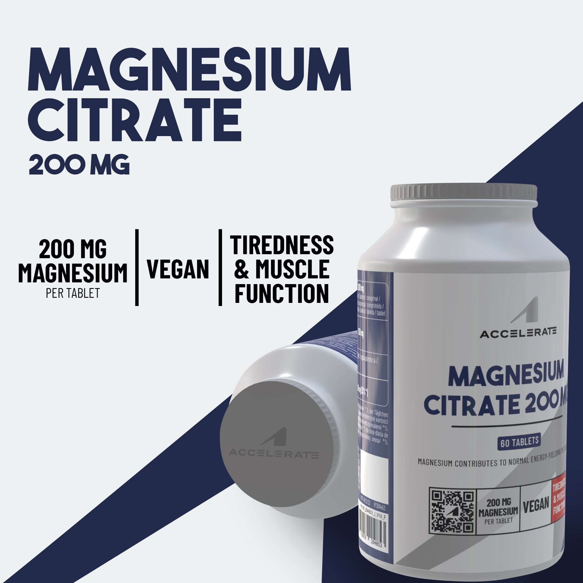Citrate de magnésium 200 mg