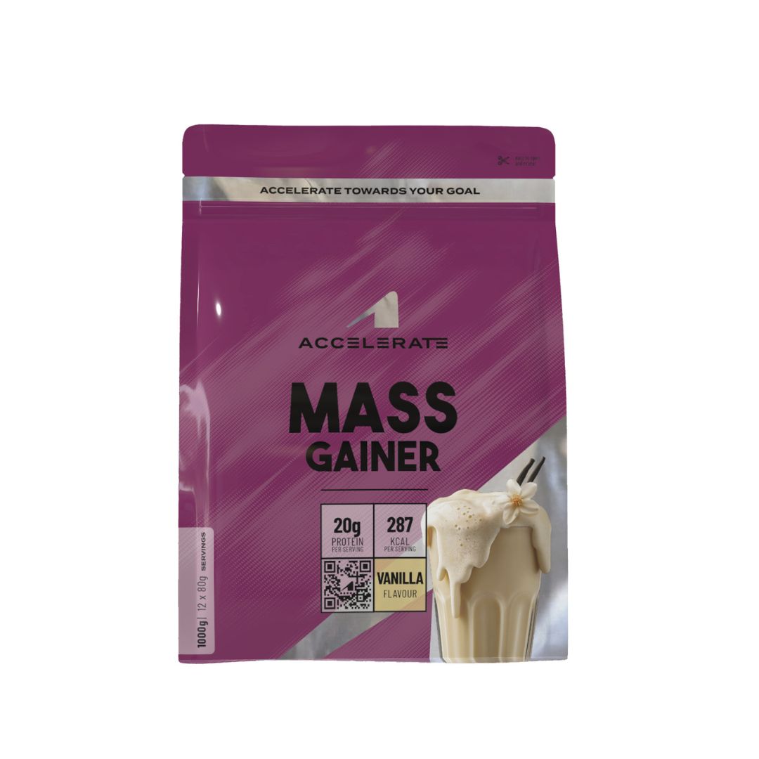 Mass Gainer Vanille – 20g Eiwit & 50g Koolhydraten | 1000 gram