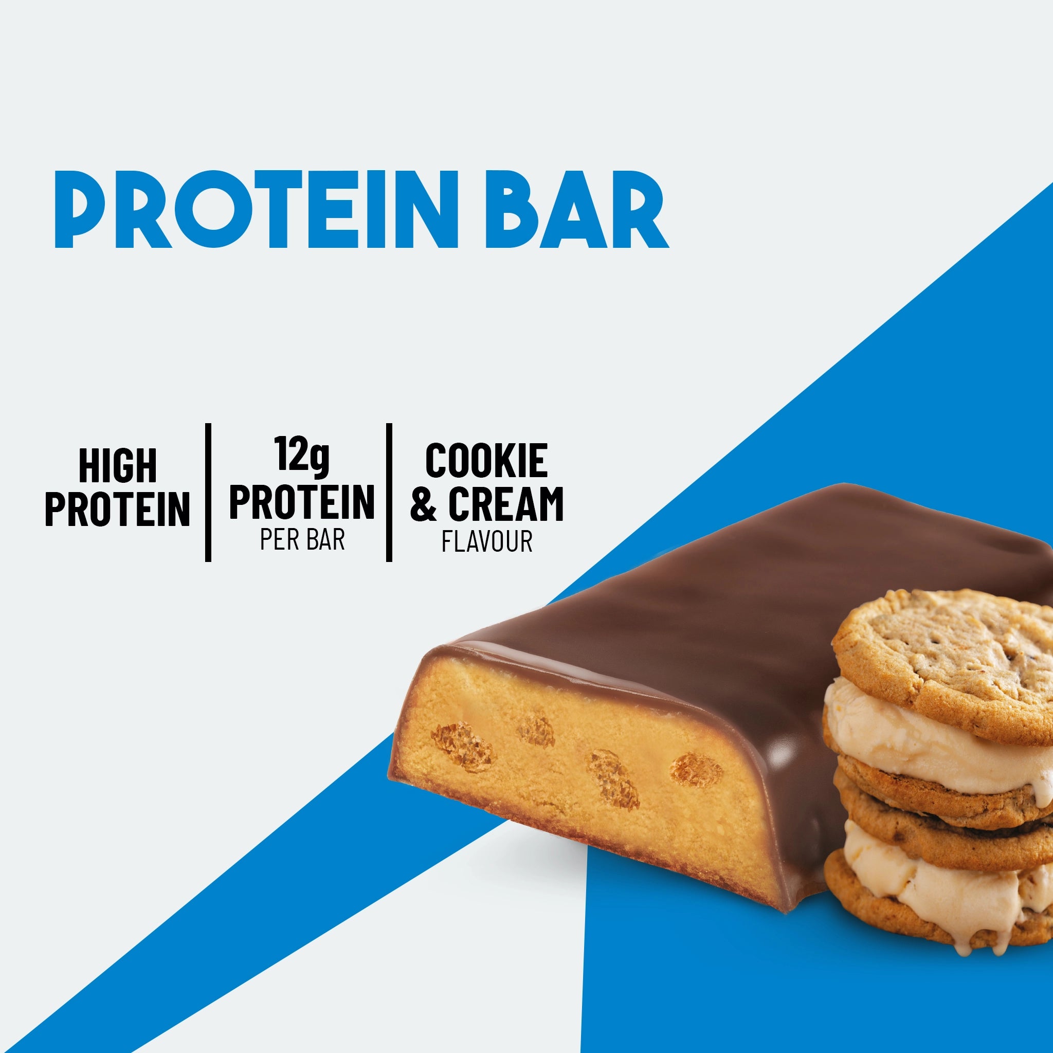 Barre protéinée Cookie & Crème