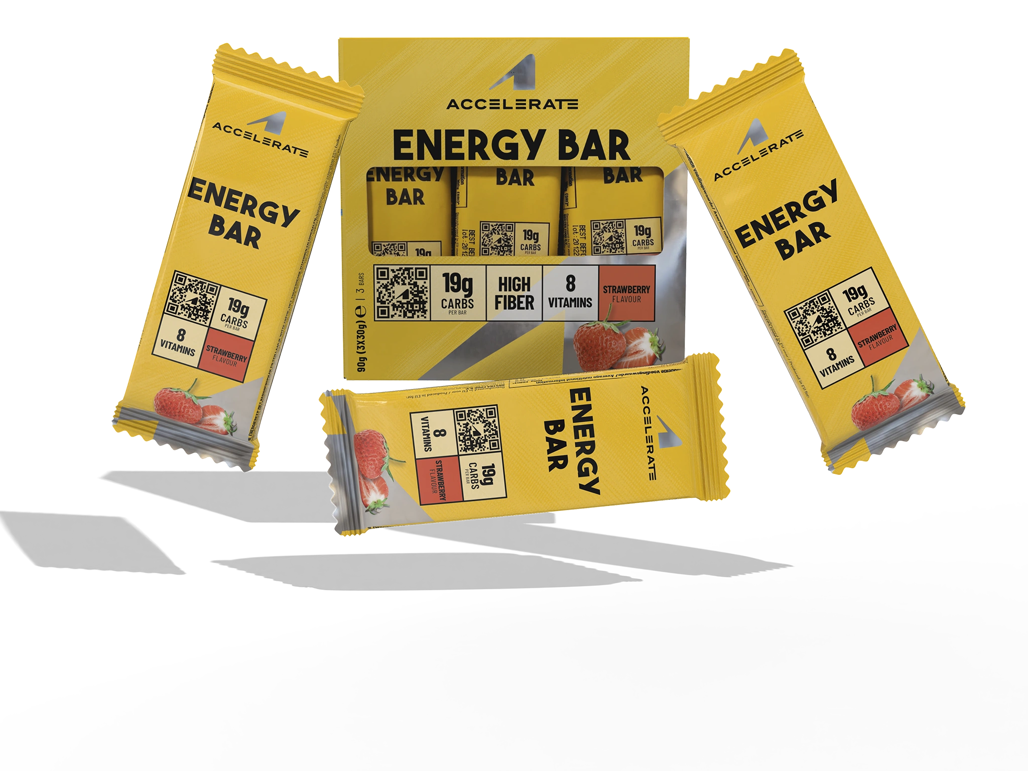 7-Pack - Energy Bar Aardbei